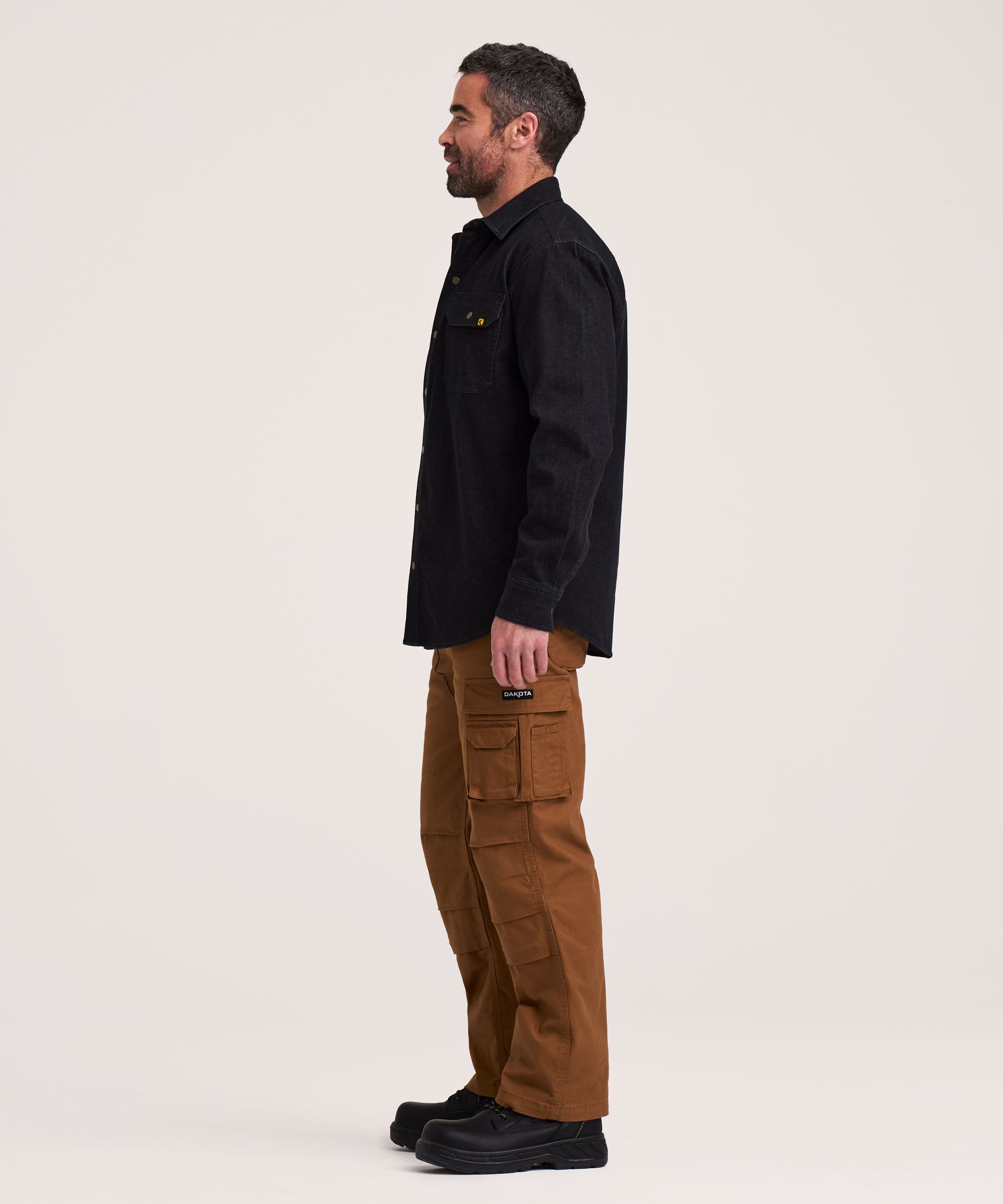 Dakota WorkPro Series Men's Snap Up Denim Shirt