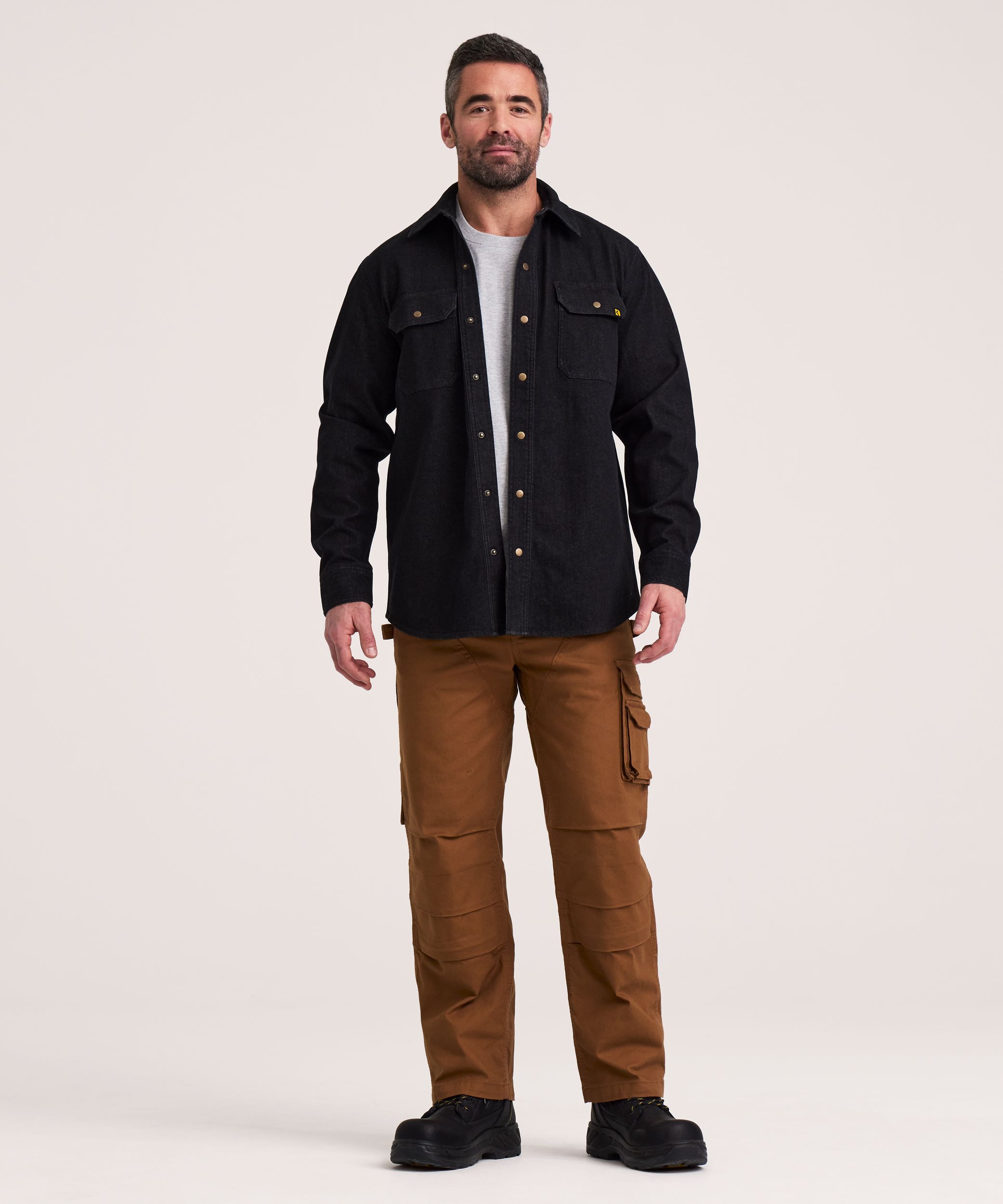 Dakota WorkPro Series Men's Snap Up Denim Shirt