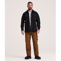 Dakota WorkPro Series Men's Snap Up Denim Shirt Front_Flat