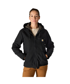 Carhartt Women's Washed Cotton Duck Sherpa Lined Jacket