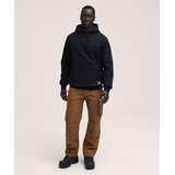 Dakota WorkPro Series Men's Cotton Sleeve Logo Hoodie Front_Flat