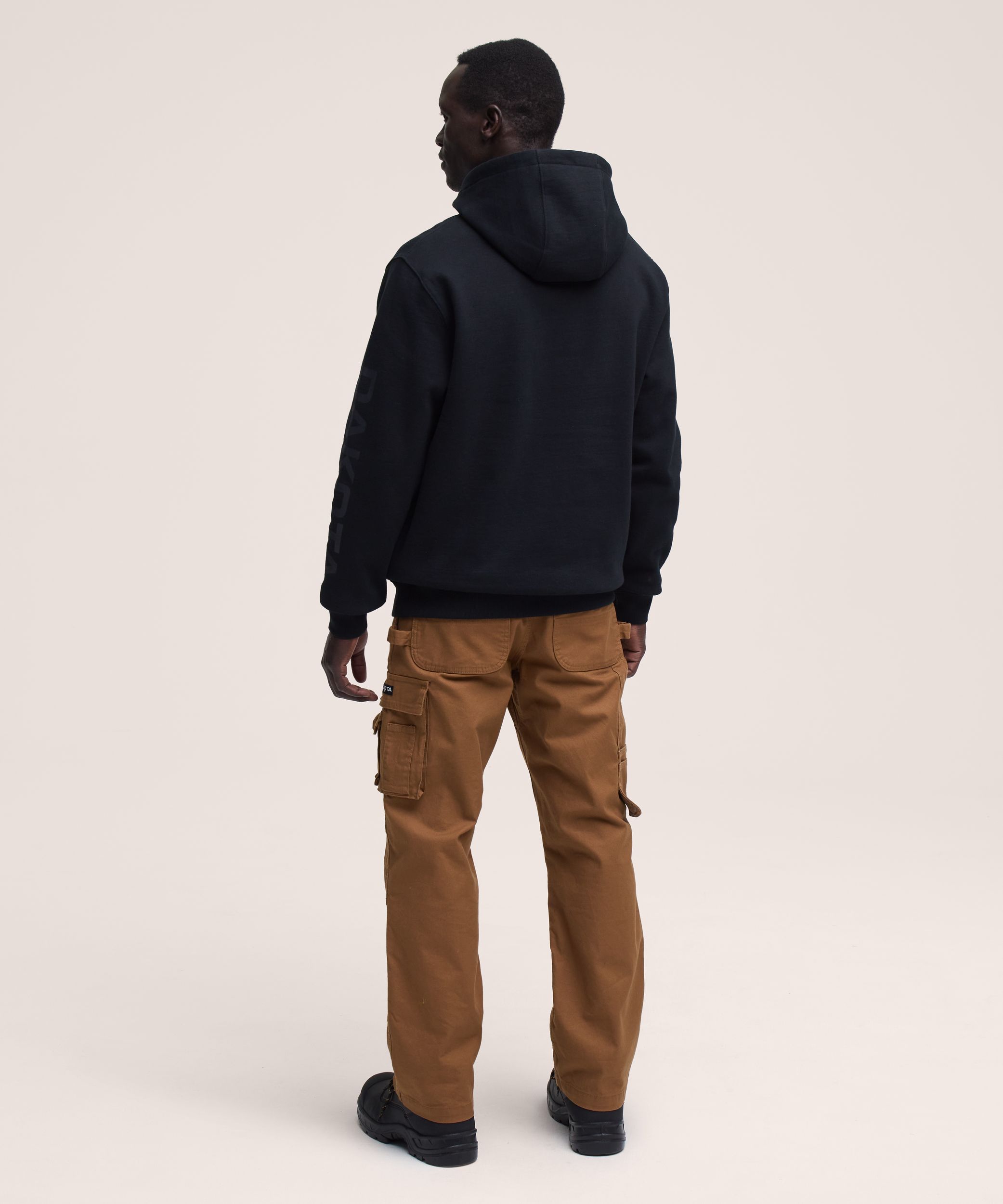 Dakota WorkPro Series Men's Cotton Sleeve Logo Hoodie