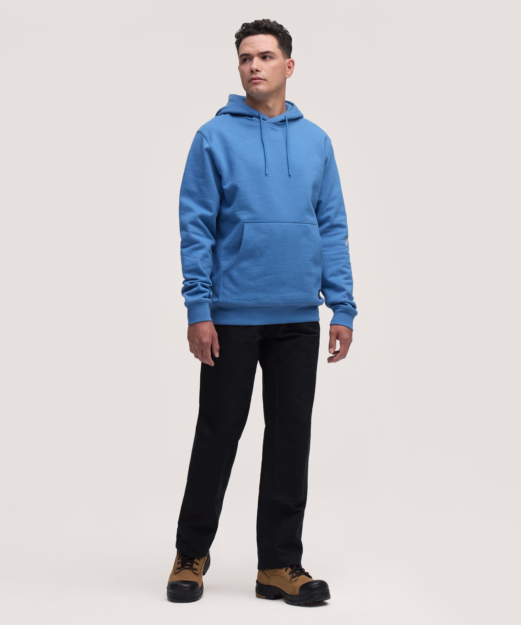 Dakota WorkPro Series Men's Cotton Sleeve Logo Hoodie