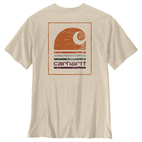 Carhartt Men's Irvine Relaxed Faded Stripe T-Shirt Front_Flat