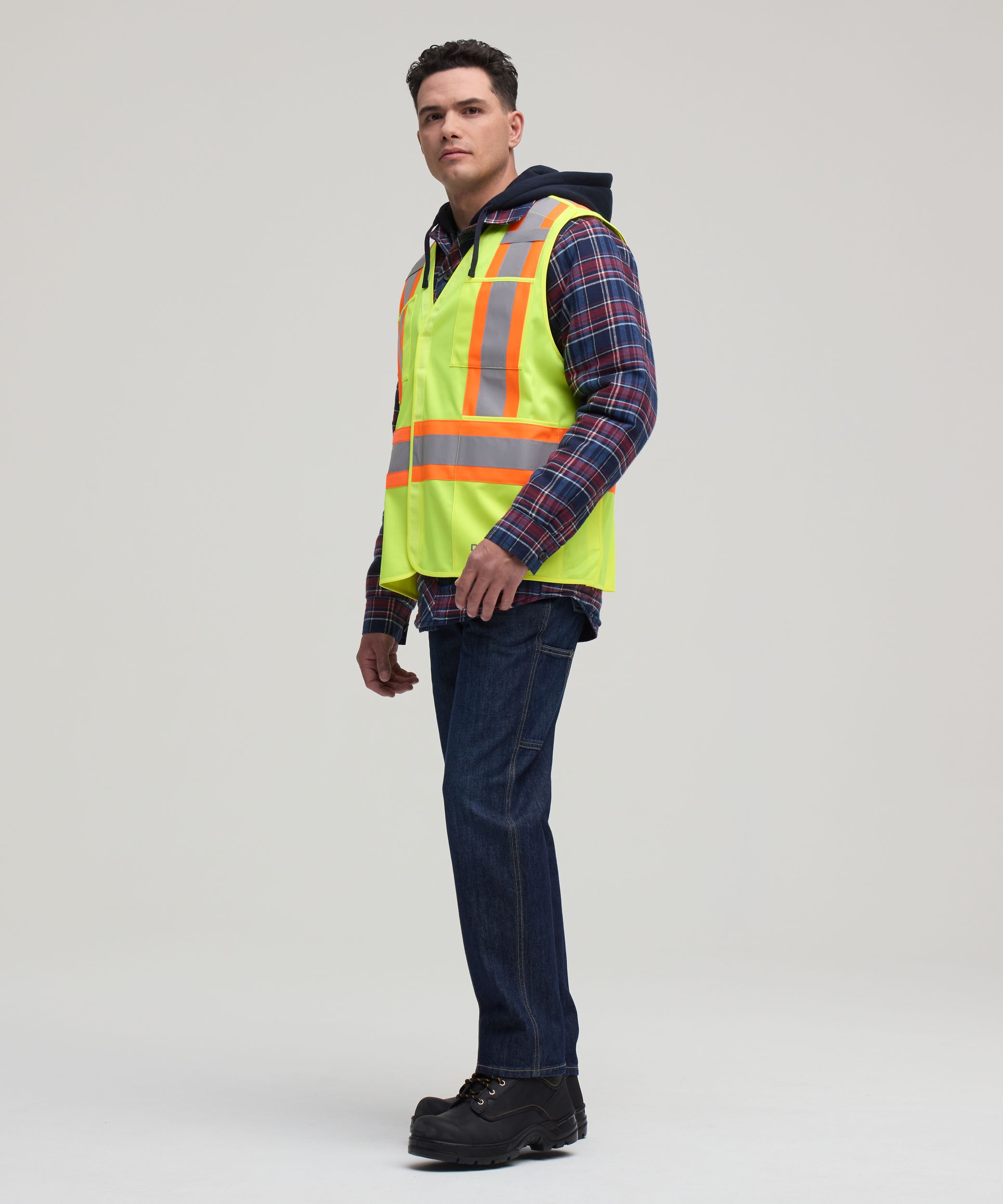 Gilet de sécurité haute visibilité détachable pour hommes, Catégorie&nbsp;2, série Dakota WorkPro