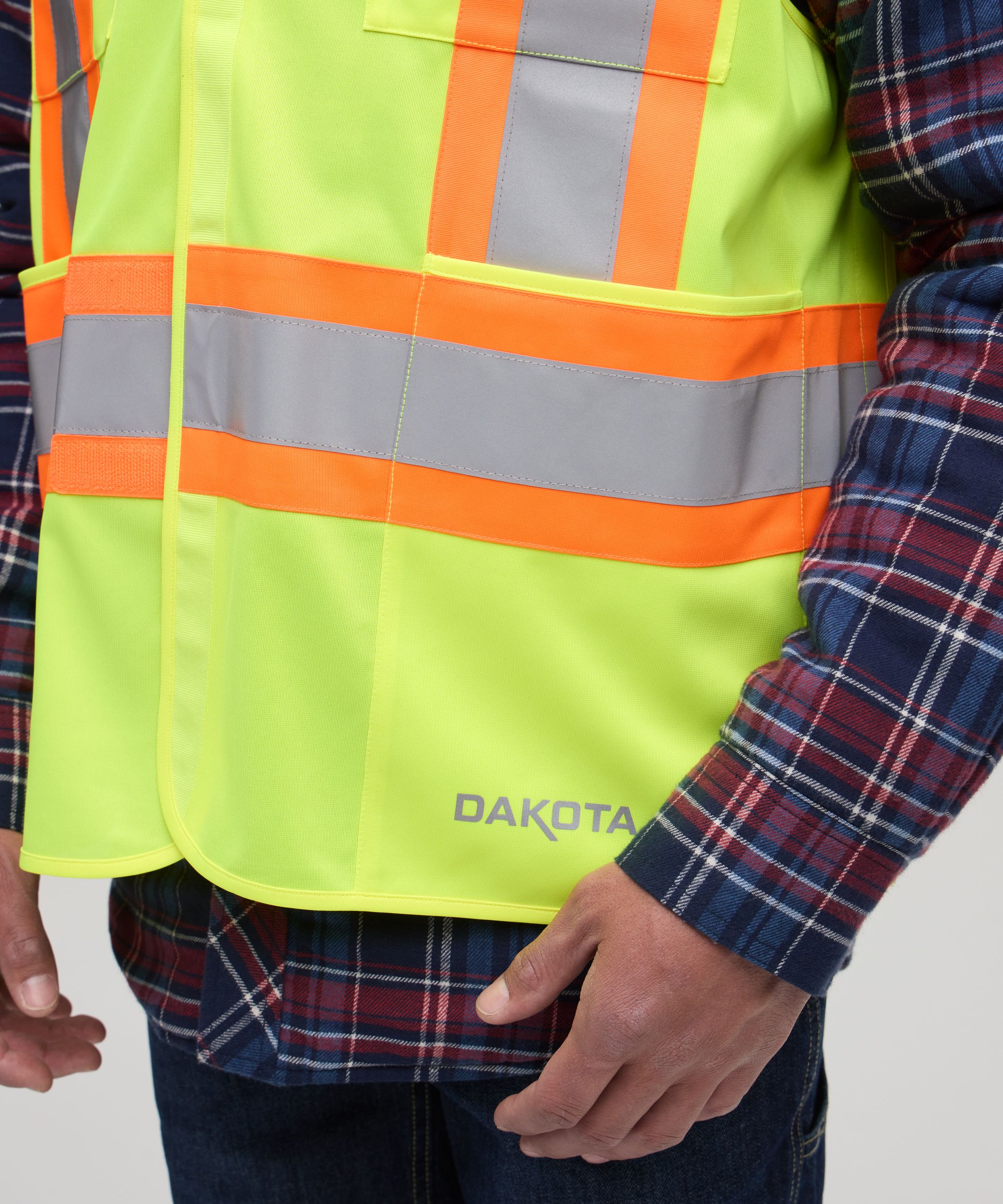Gilet de sécurité haute visibilité détachable pour hommes, Catégorie&nbsp;2, série Dakota WorkPro
