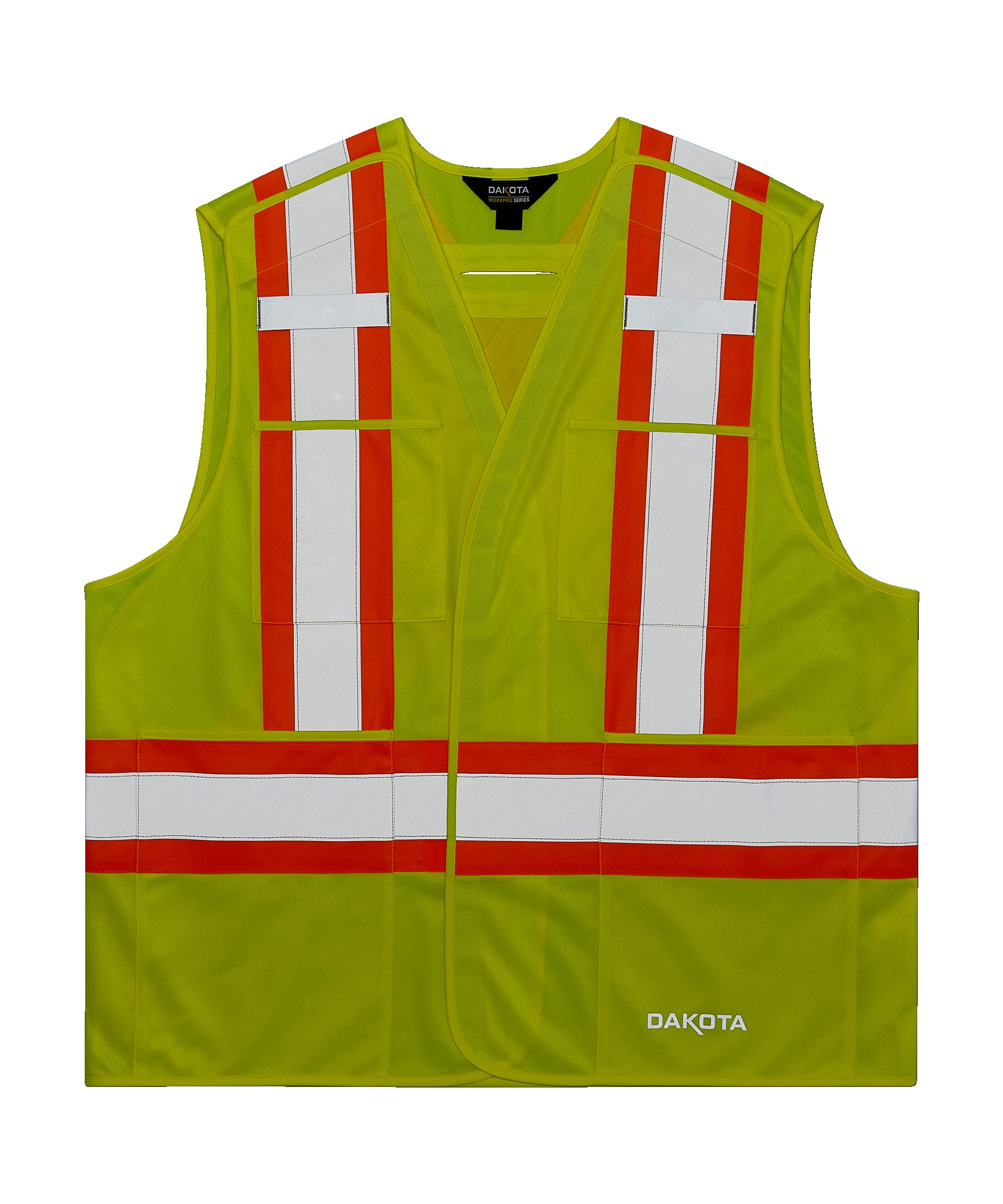 Gilet de sécurité haute visibilité détachable pour hommes, Catégorie&nbsp;2, série Dakota WorkPro