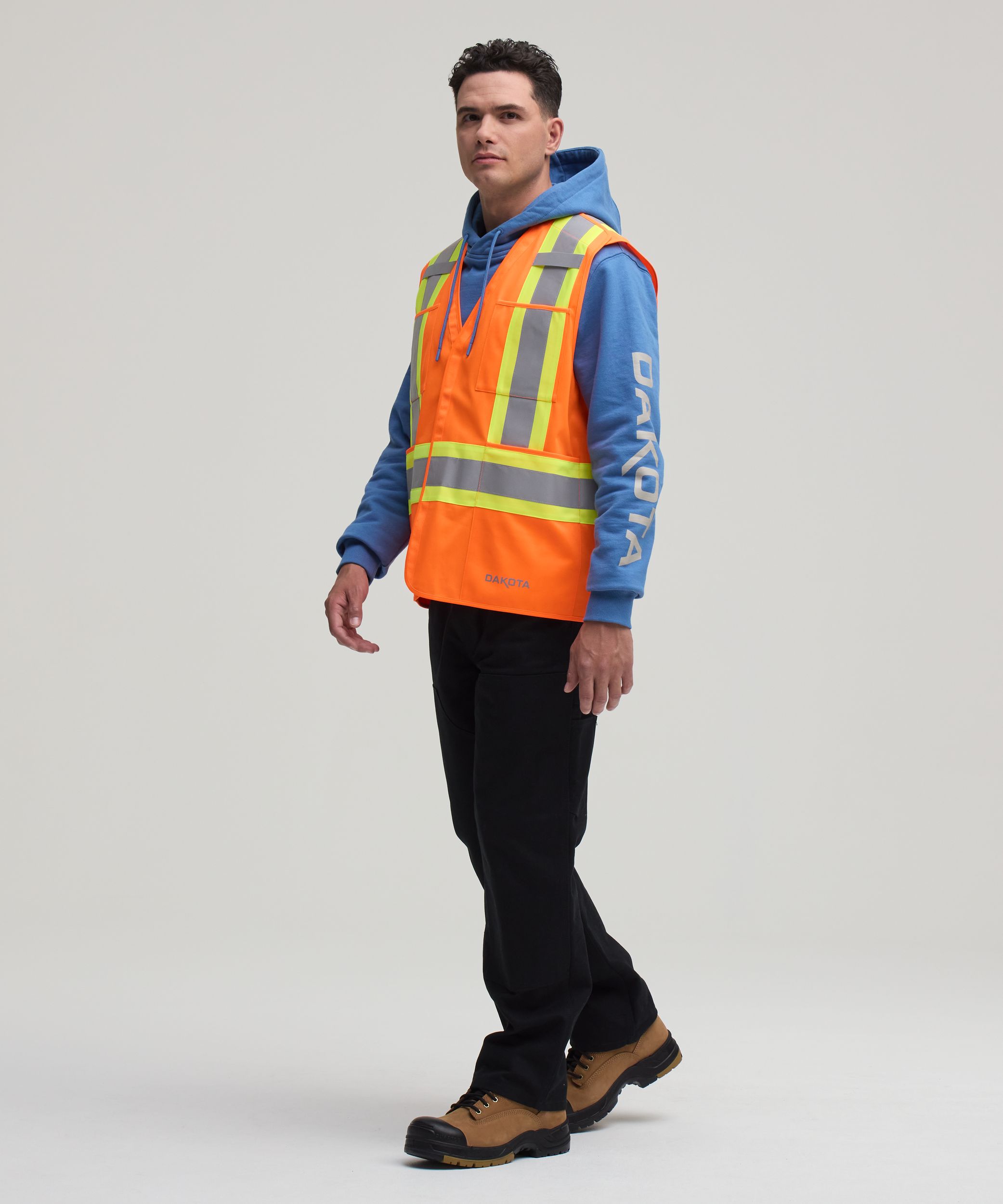 Gilet de sécurité haute visibilité détachable pour hommes, Catégorie&nbsp;2, série Dakota WorkPro