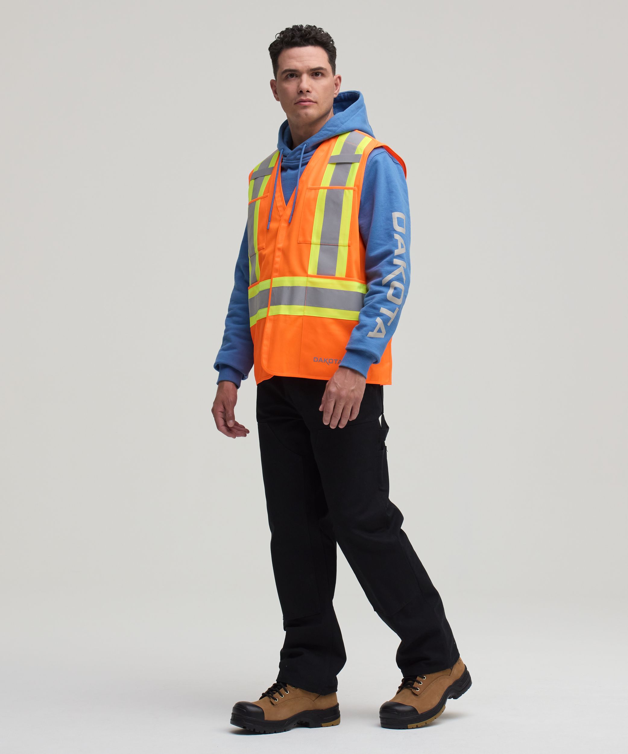 Gilet de sécurité haute visibilité détachable pour hommes, Catégorie&nbsp;2, série Dakota WorkPro