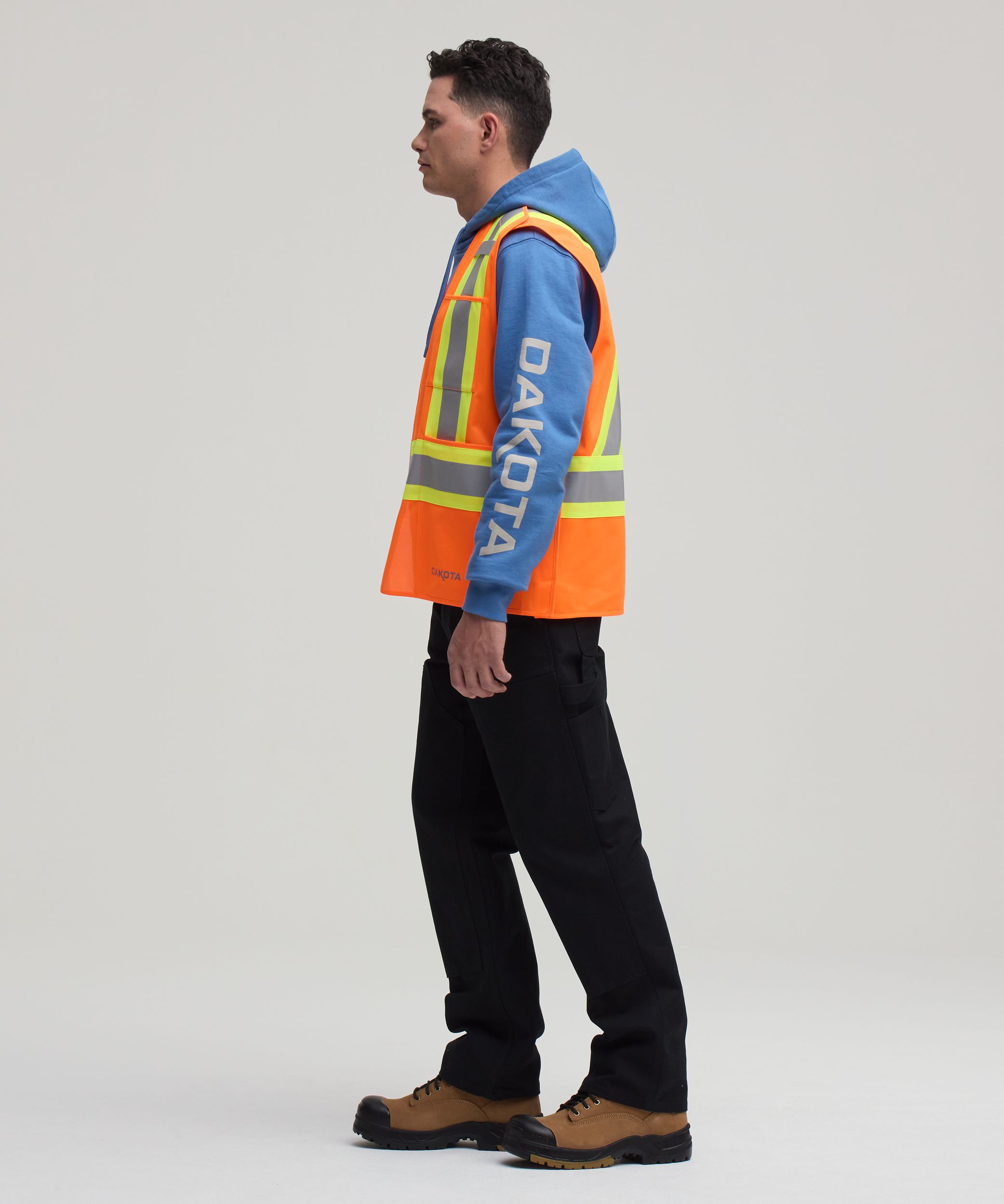 Gilet de sécurité haute visibilité détachable pour hommes, Catégorie&nbsp;2, série Dakota WorkPro