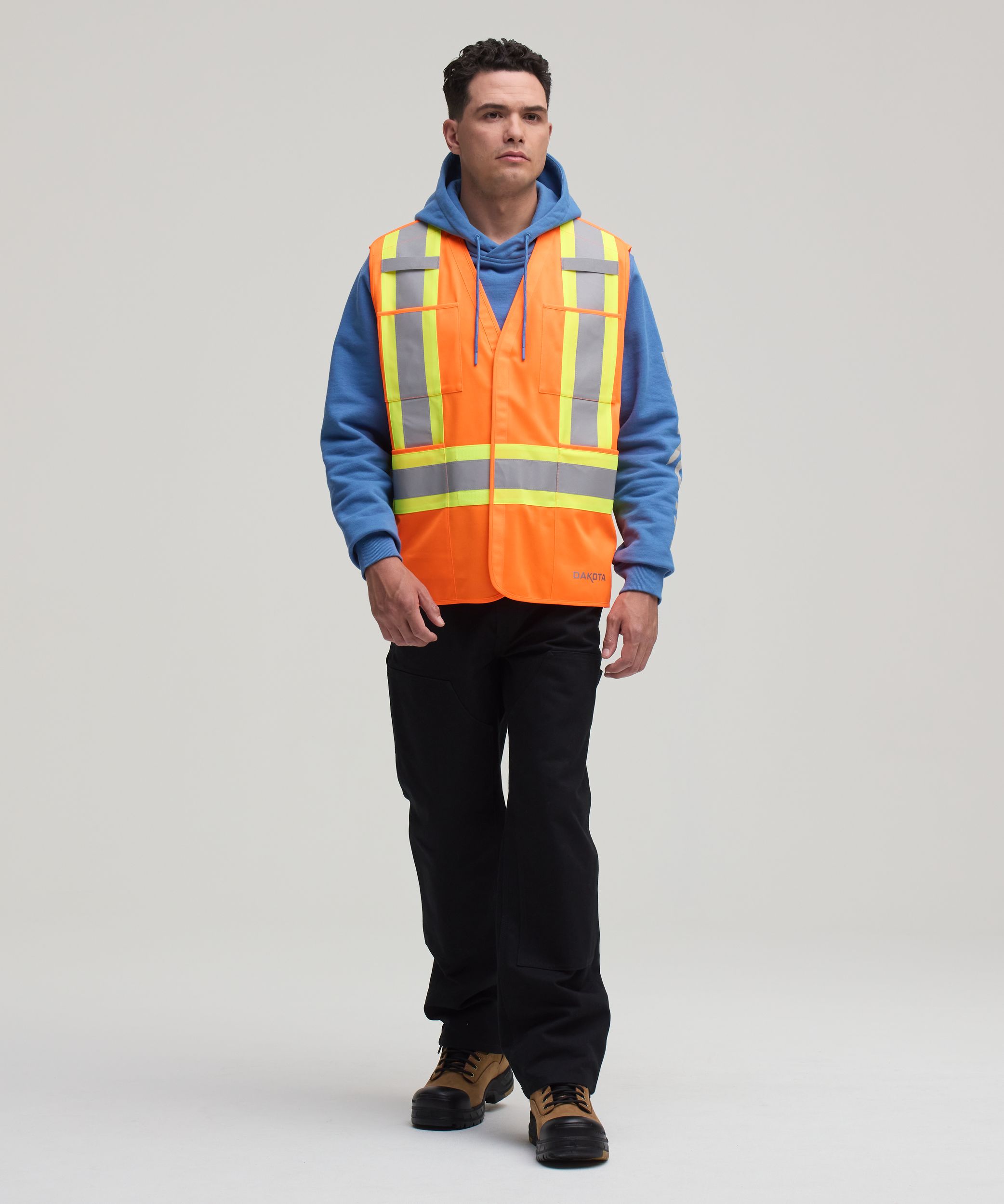 Gilet de sécurité haute visibilité détachable pour hommes, Catégorie&nbsp;2, série Dakota WorkPro