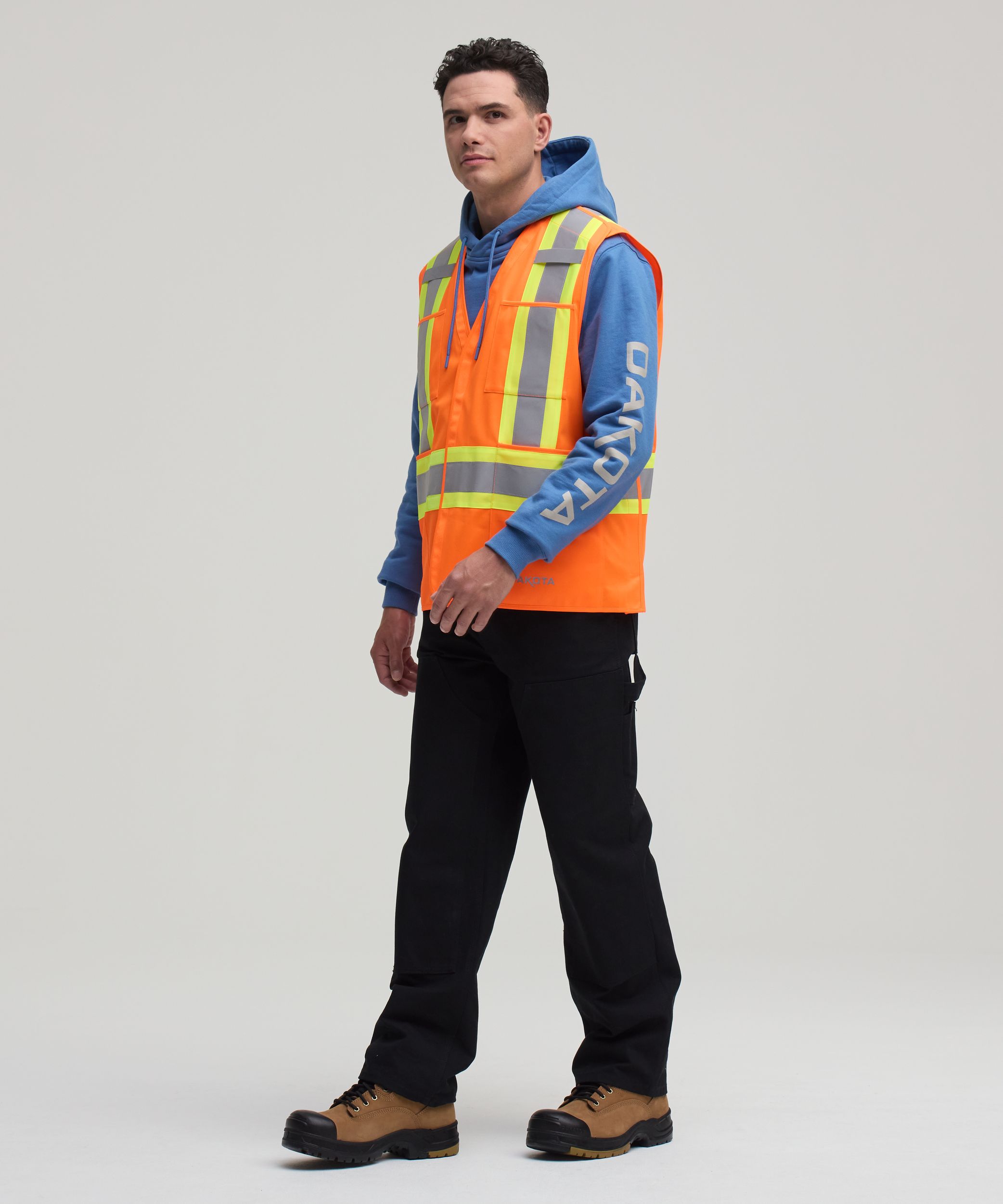 Gilet de sécurité haute visibilité détachable pour hommes, Catégorie&nbsp;2, série Dakota WorkPro