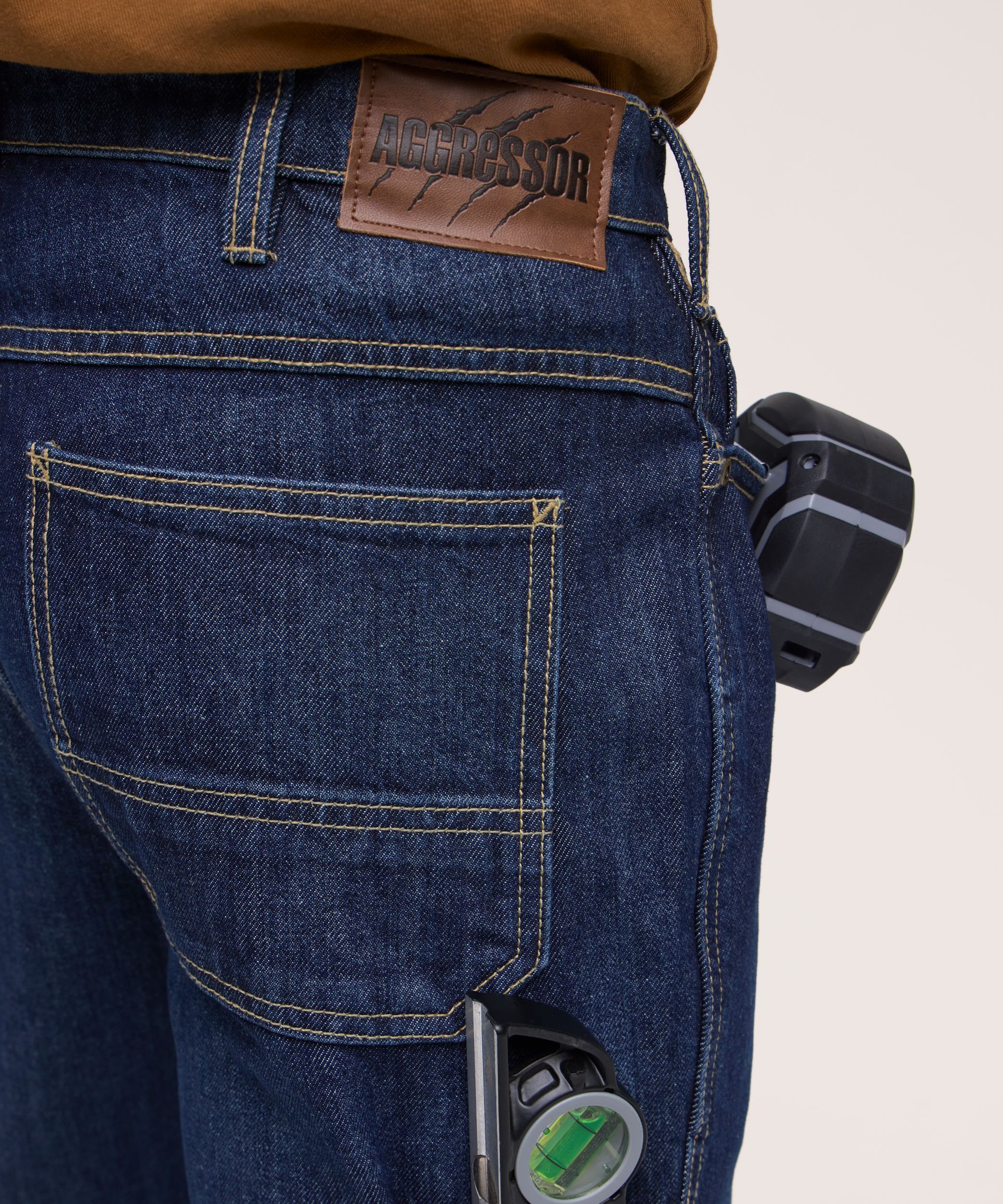Agressor Men's Denim Utility Work Pants