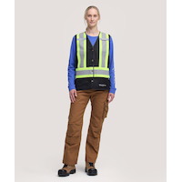 Dakota WorkPro Series Women's Class 1 Hi-Vis Safety Vest Front_Flat