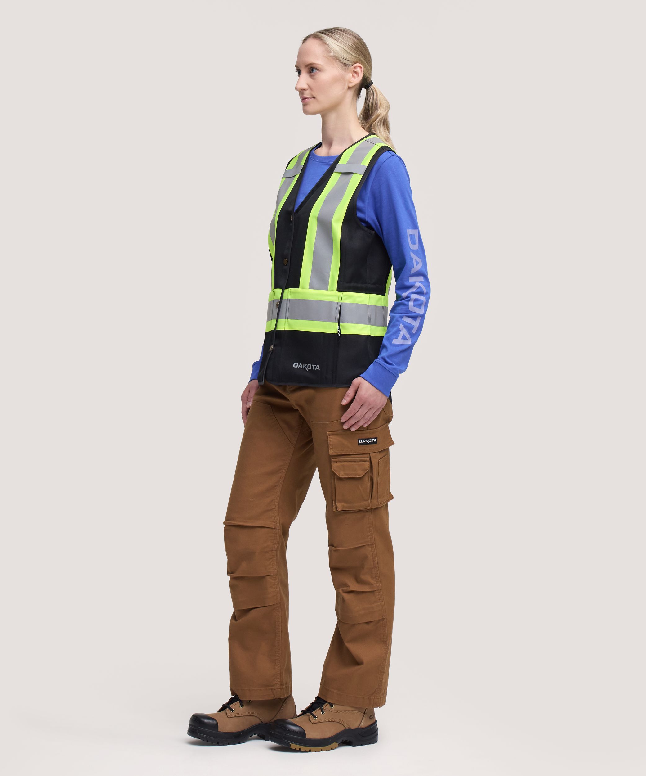 Gilet de sécurité haute visibilité pour femmes, Catégorie&nbsp;1, série Dakota WorkPro