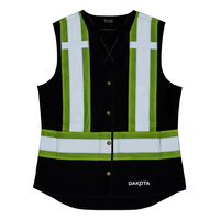 Dakota WorkPro Series Women's Class 1 Hi-Vis Safety Vest Front_Flat