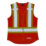 Dakota WorkPro Series Women's Class 2 Hi-Vis Safety Vest Front_Flat