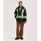 Dakota WorkPro Series Men's 3-in-1 Class 1 Hi-Vis Jacket Front_Flat