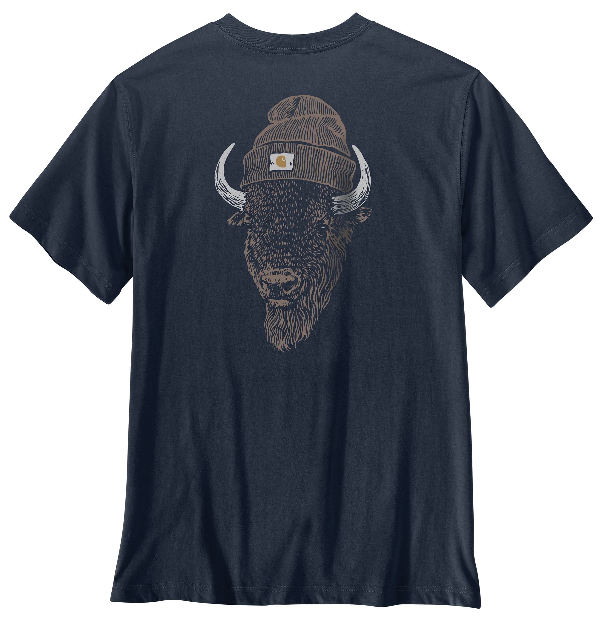 Carhartt Men's Irvine Relaxed Bison T-Shirt