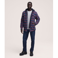 Dakota WorkPro Series Men's Quilted Flannel Hooded Work Shirt