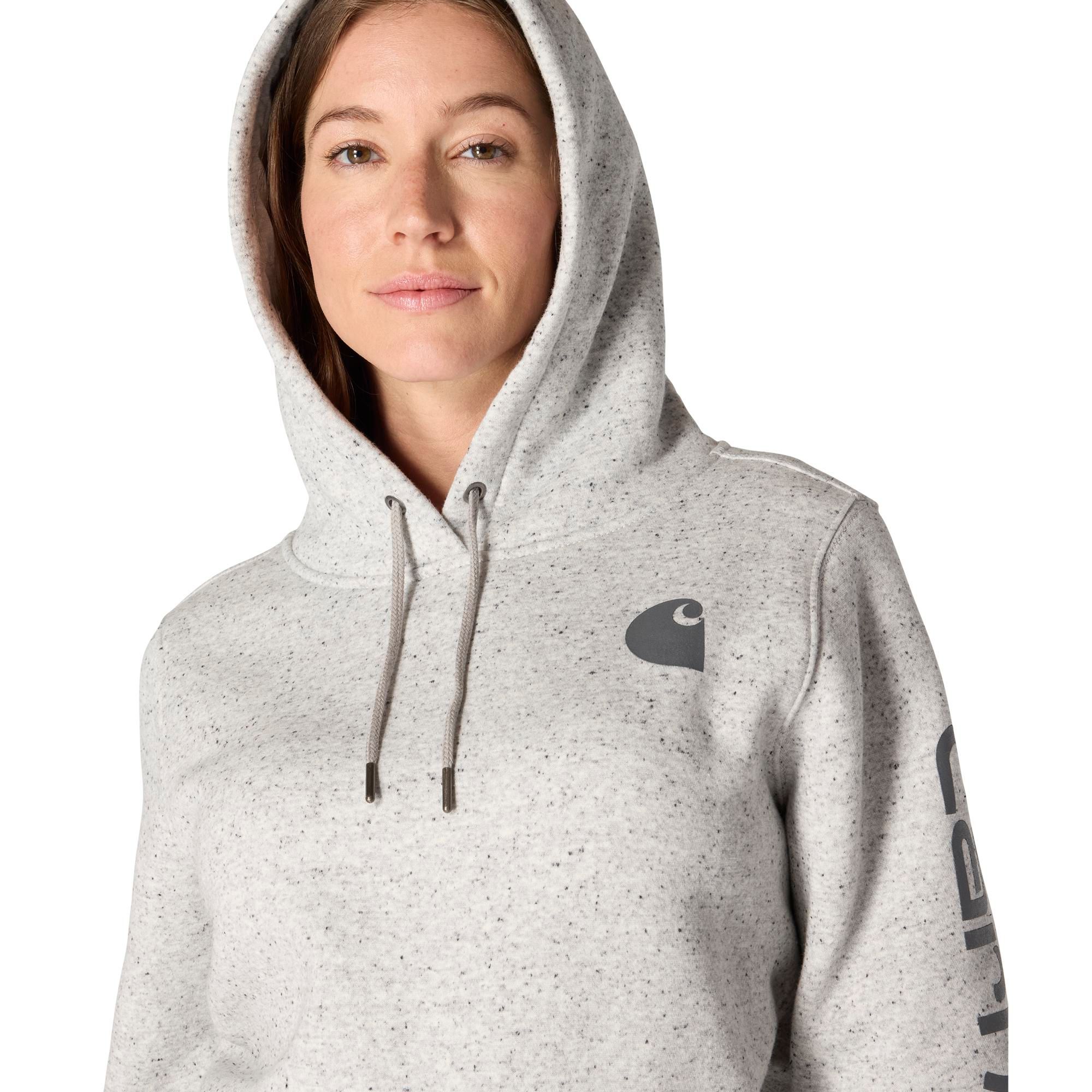 Carhartt Women's Relaxed Fit Sleeve Logo Graphic Hoodie Mark's