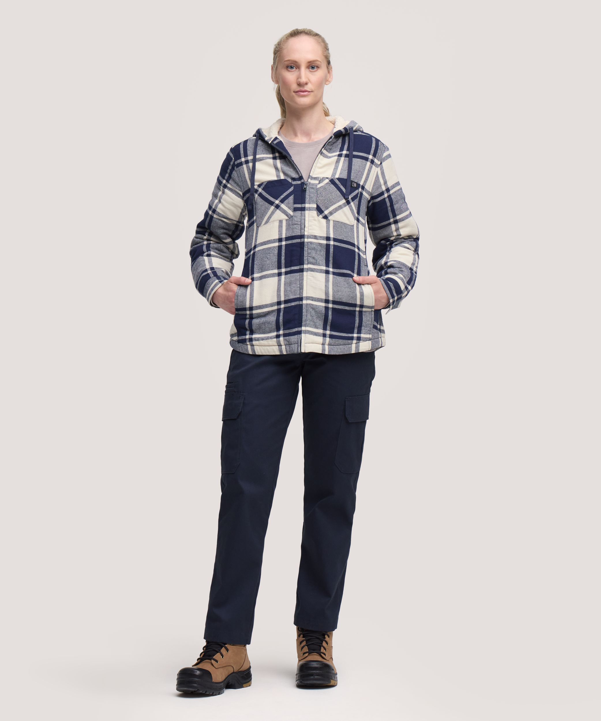 Dakota WorkPro Series Women's Sherpa Lined Flannel Shirt