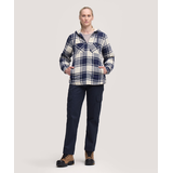 Dakota WorkPro Series Women's Sherpa Lined Flannel Shirt Front_Flat