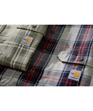 Chemise à carreaux ignifuge à manches longues pour hommes, Carhartt