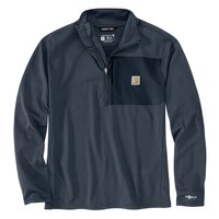 Carhartt Men's Force Ironwood Relaxed Half-Zip Mock Neck
