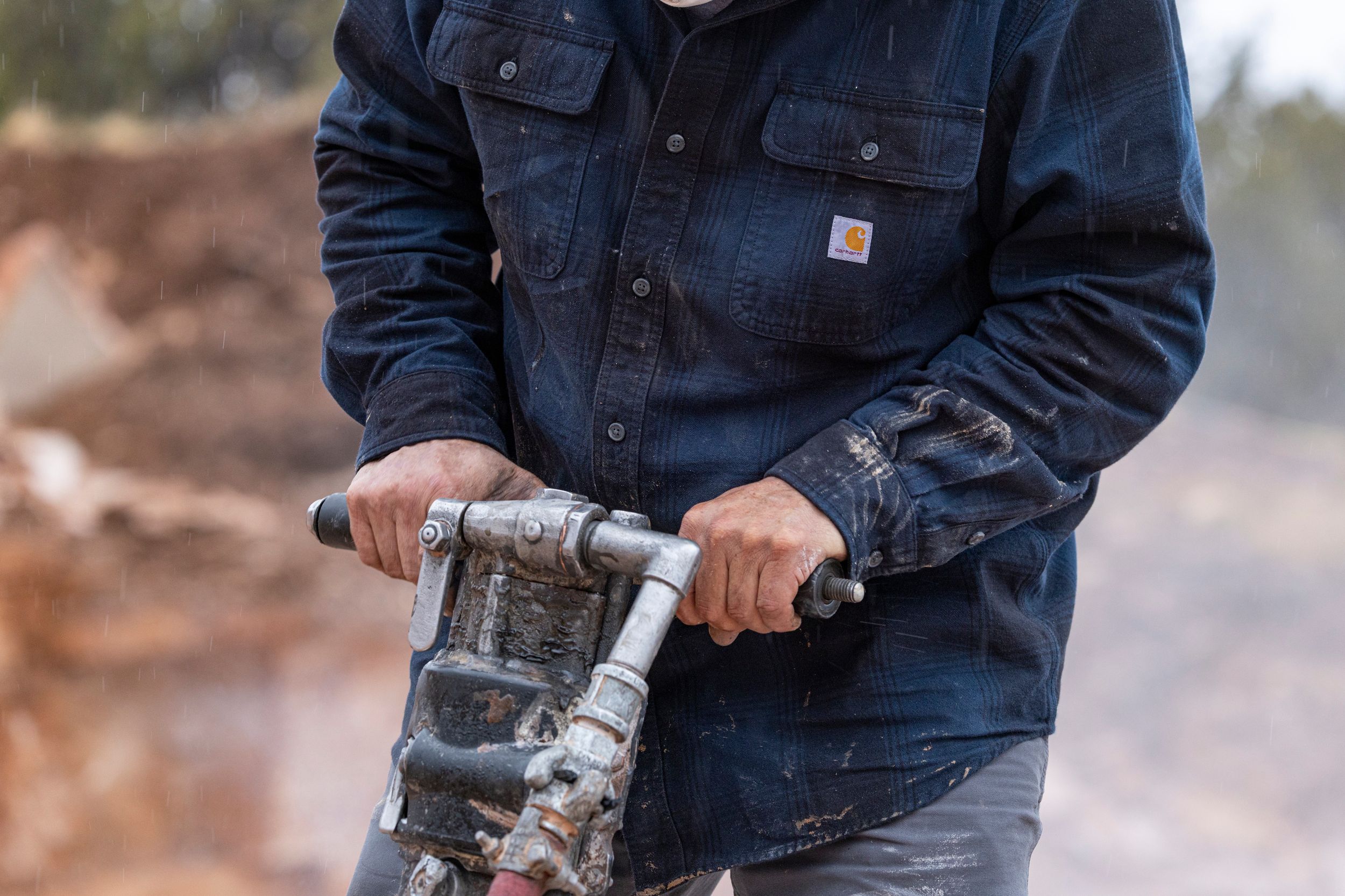 Carhart Men's Heavyweight Flannel Plaid Shirt