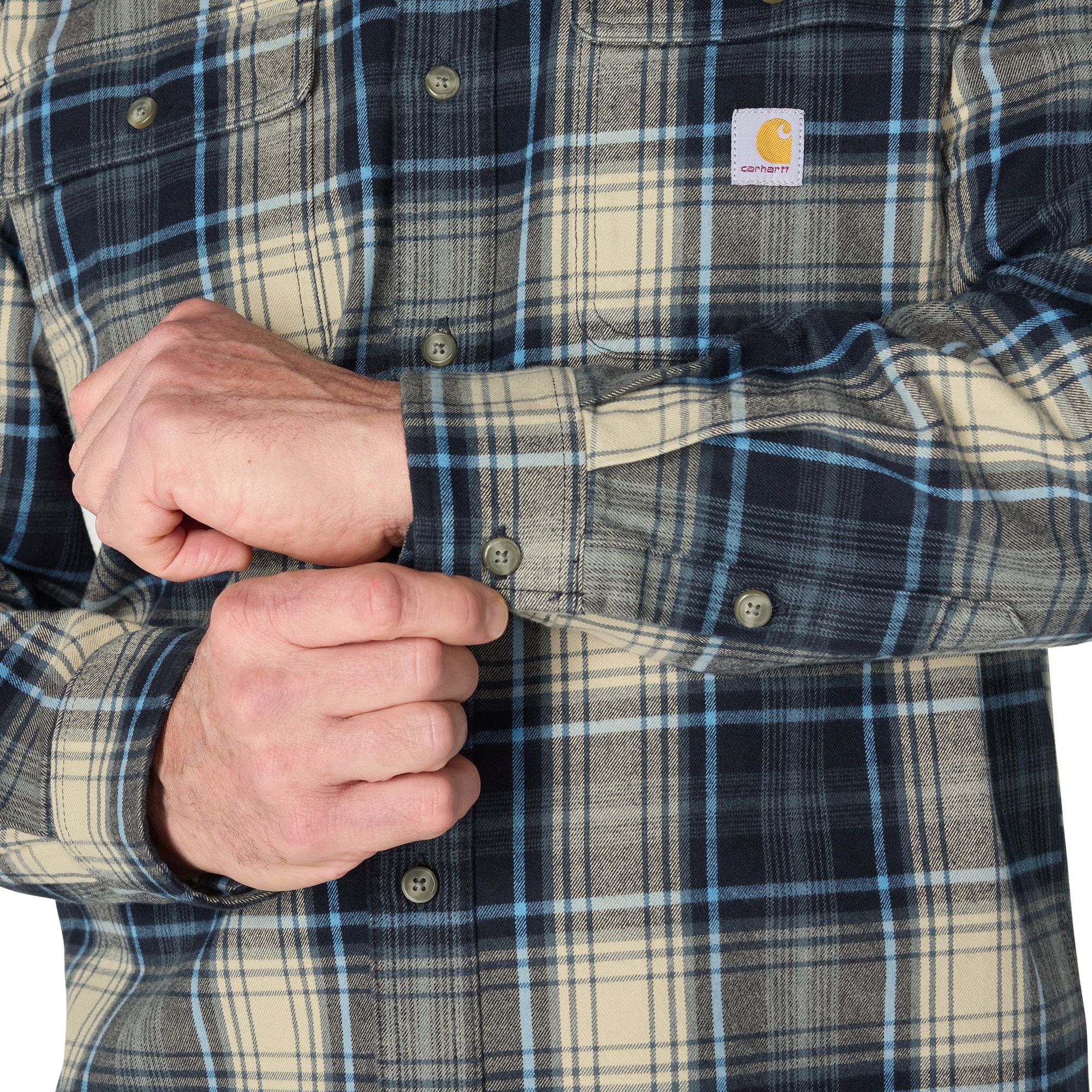 Carhart Men's Heavyweight Flannel Plaid Shirt
