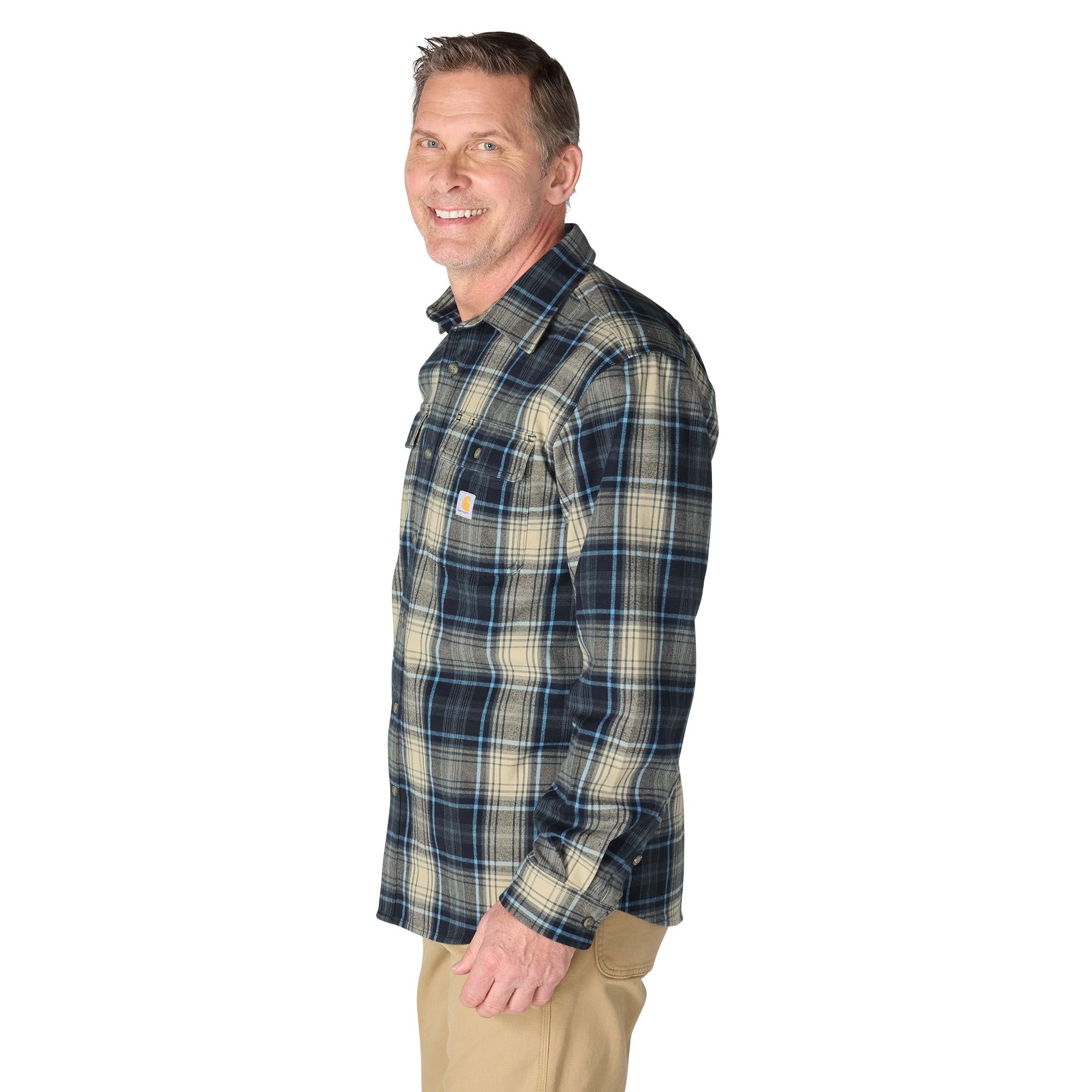 Carhart Men's Heavyweight Flannel Plaid Shirt