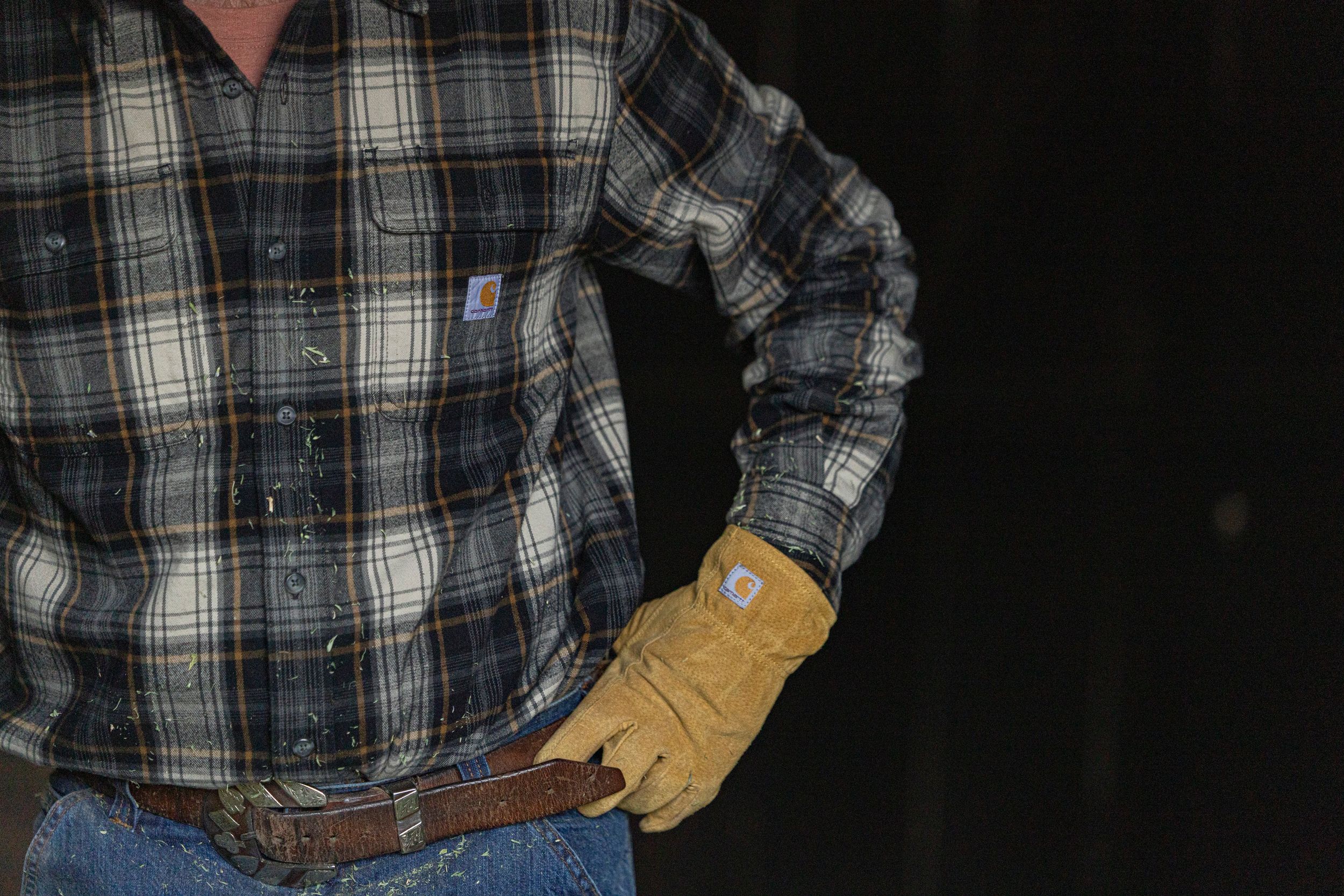 Carhart Men's Heavyweight Flannel Plaid Shirt