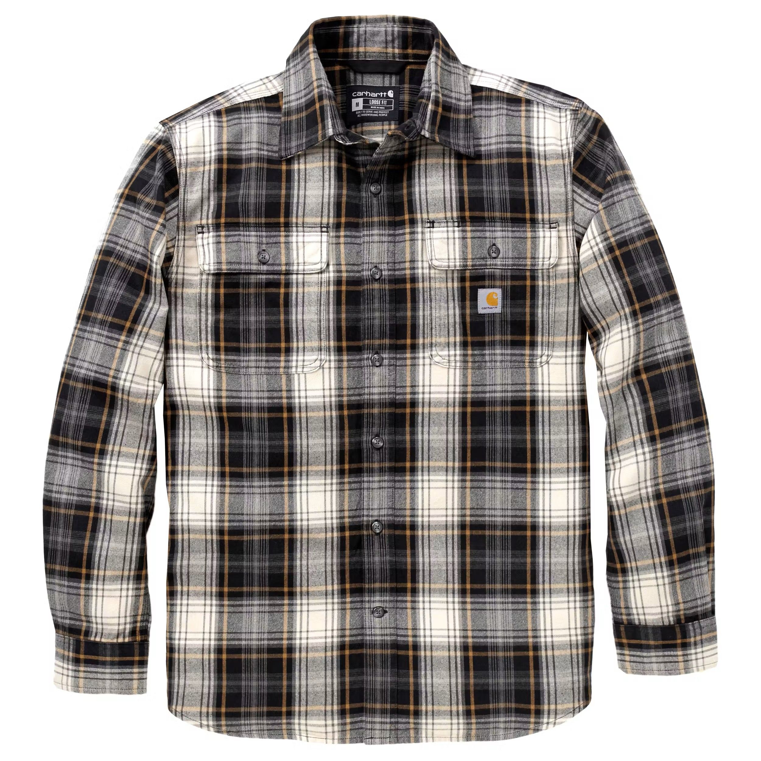 Carhart Men's Heavyweight Flannel Plaid Shirt
