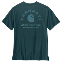 Carhartt Men's Irvine Relaxed Work Short Sleeve T-shirt Front_Flat