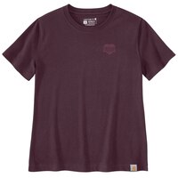 Carhartt Women's Heart Lightweight Short Sleeve T-Shirt Front_Flat