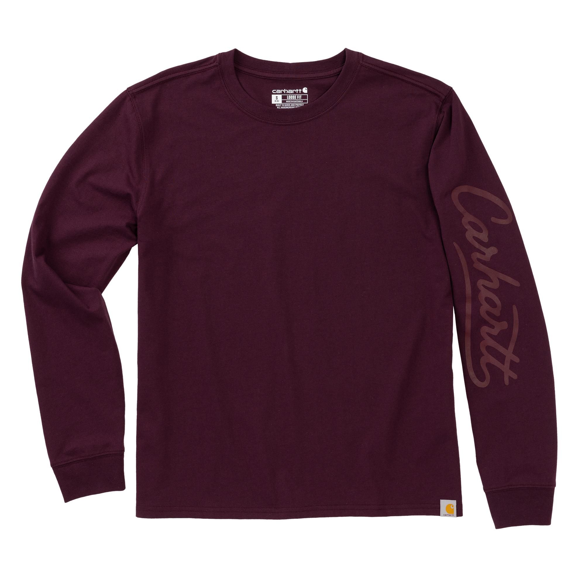 Carhartt Women's Irvine Loose Long Sleeve Logo T-Shirt