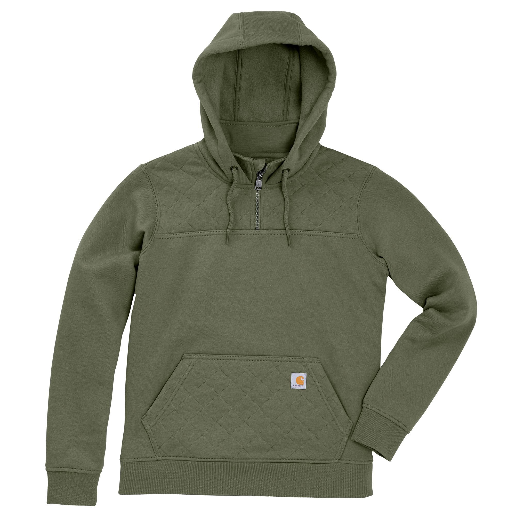 Chandail en molleton matelassé à glissière 1/4 pour femmes, Paxton, Carhartt