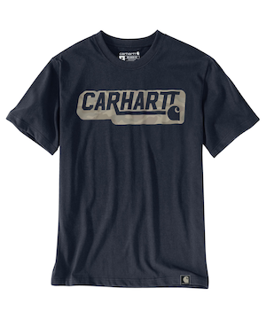 Carhartt Men's Irvine Relaxed Camo Logo T-Shirt