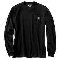 T-shirt décontracté à manches longues et à motif camouflage avec écusson pour hommes, Irvine, Carhartt