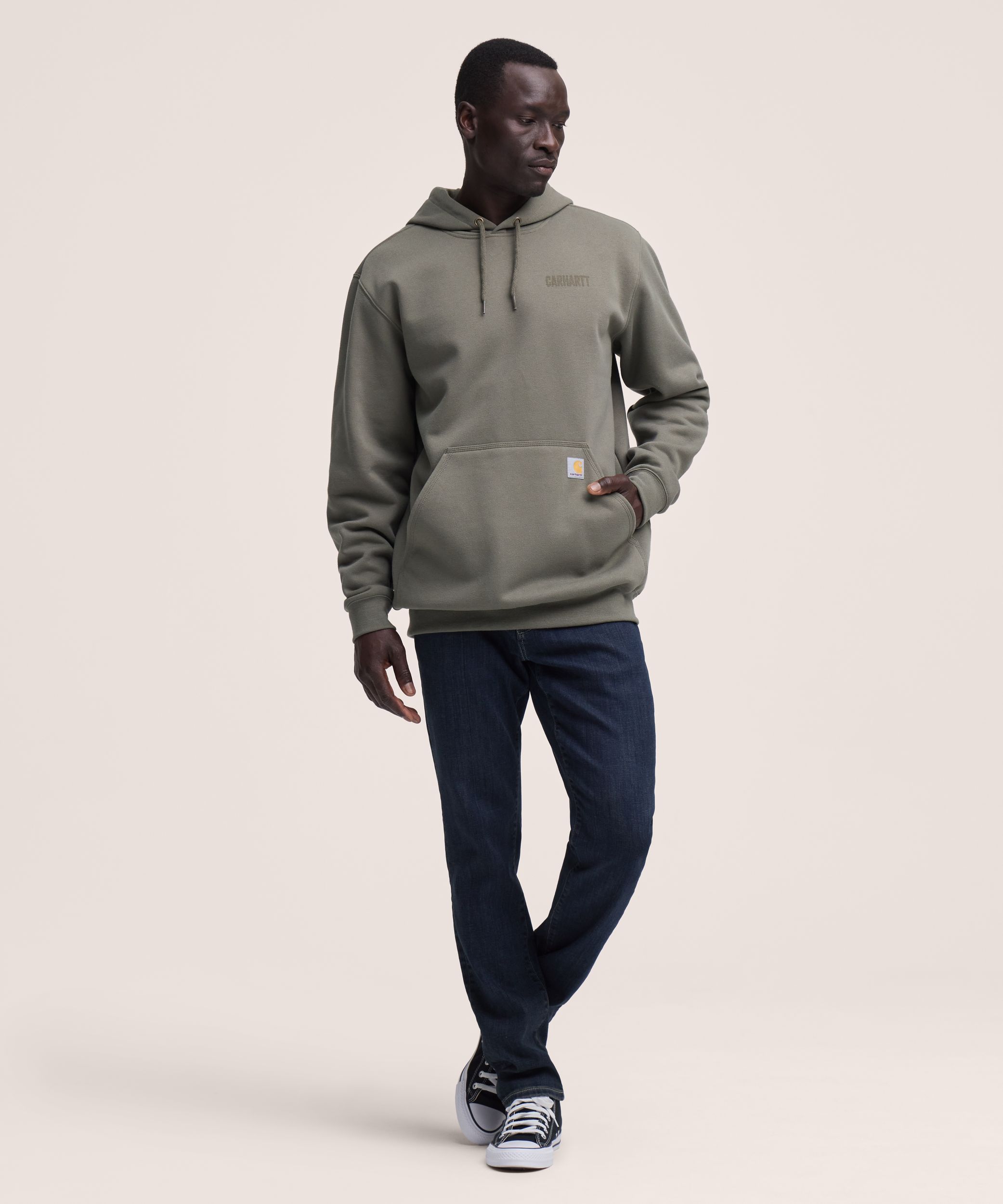 Carhartt Men's Paxton Logo Pullover Hoodie