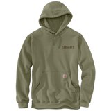 Carhartt Men's Paxton Logo Pullover Hoodie Front_Flat