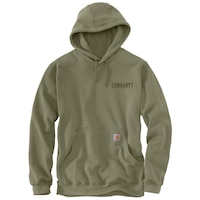 Carhartt Men's Paxton Logo Pullover Hoodie Front_Flat