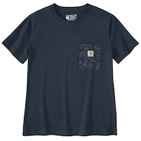 T-shirt décontracté avec poche à motif floral pour femmes, Irvine, Carhartt
