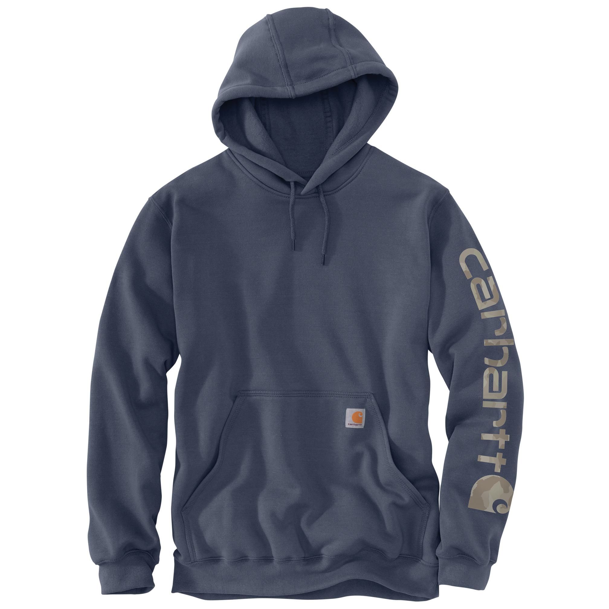 Carhartt Men's Logo Sleeve Pullover Hoodie