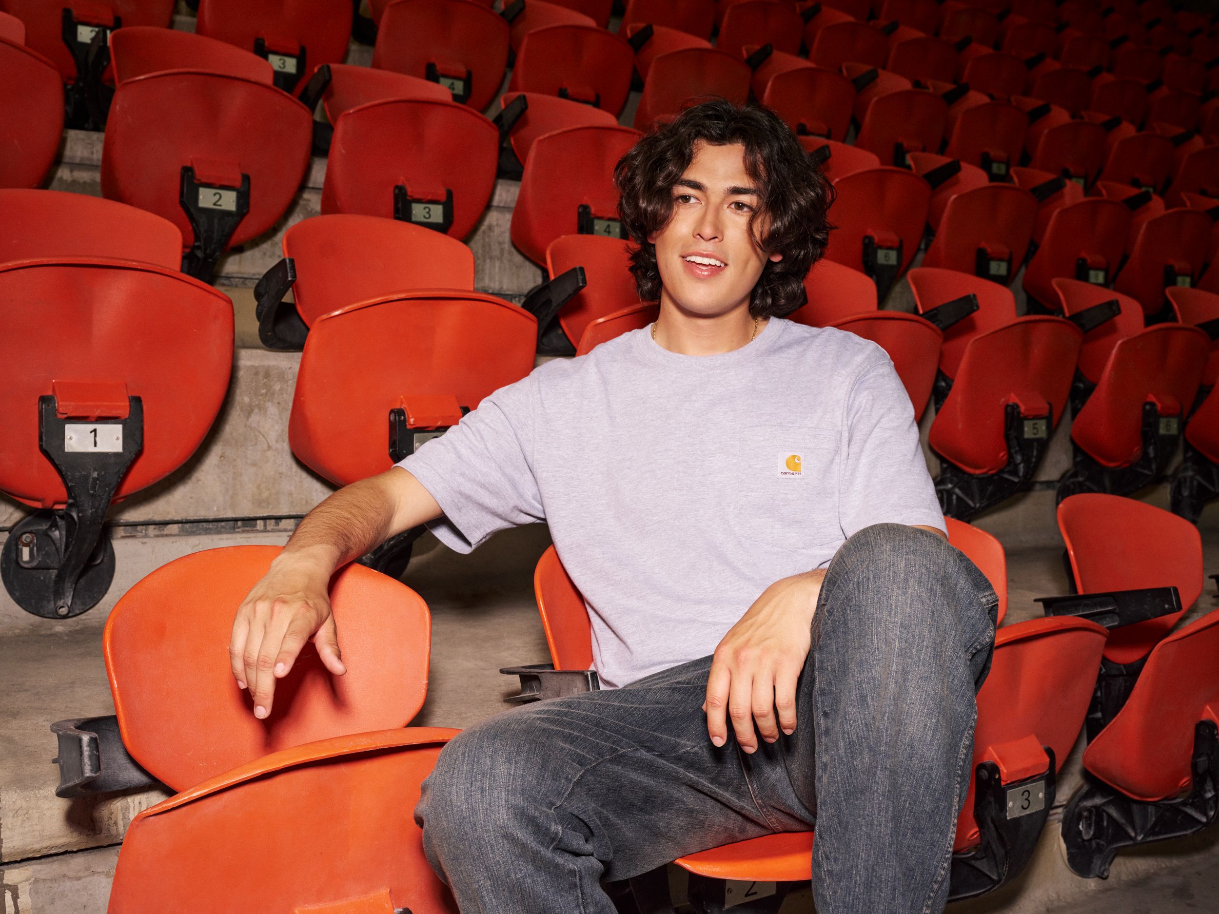 T-shirt K87 de travail à coupe ample avec poche pour hommes, Carhartt