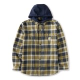Carhartt Men's Hamilton Plaid Shirt Jac Front_Flat