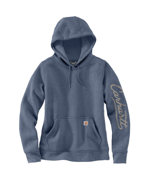 Carhartt Women's Sawyer Script Cotton-Blend Fleece Hoodie