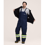 Dakota WorkPro Series Men's Vizlite T-MAX Heat Lined Bib Overalls Front_Flat