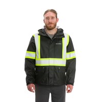 Grundens Men's Neptune CSA Approved Class 1 Rain Jacket Front_Flat
